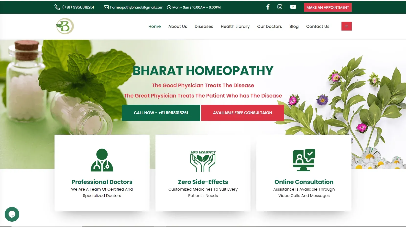 Homeopathy Clinic In India