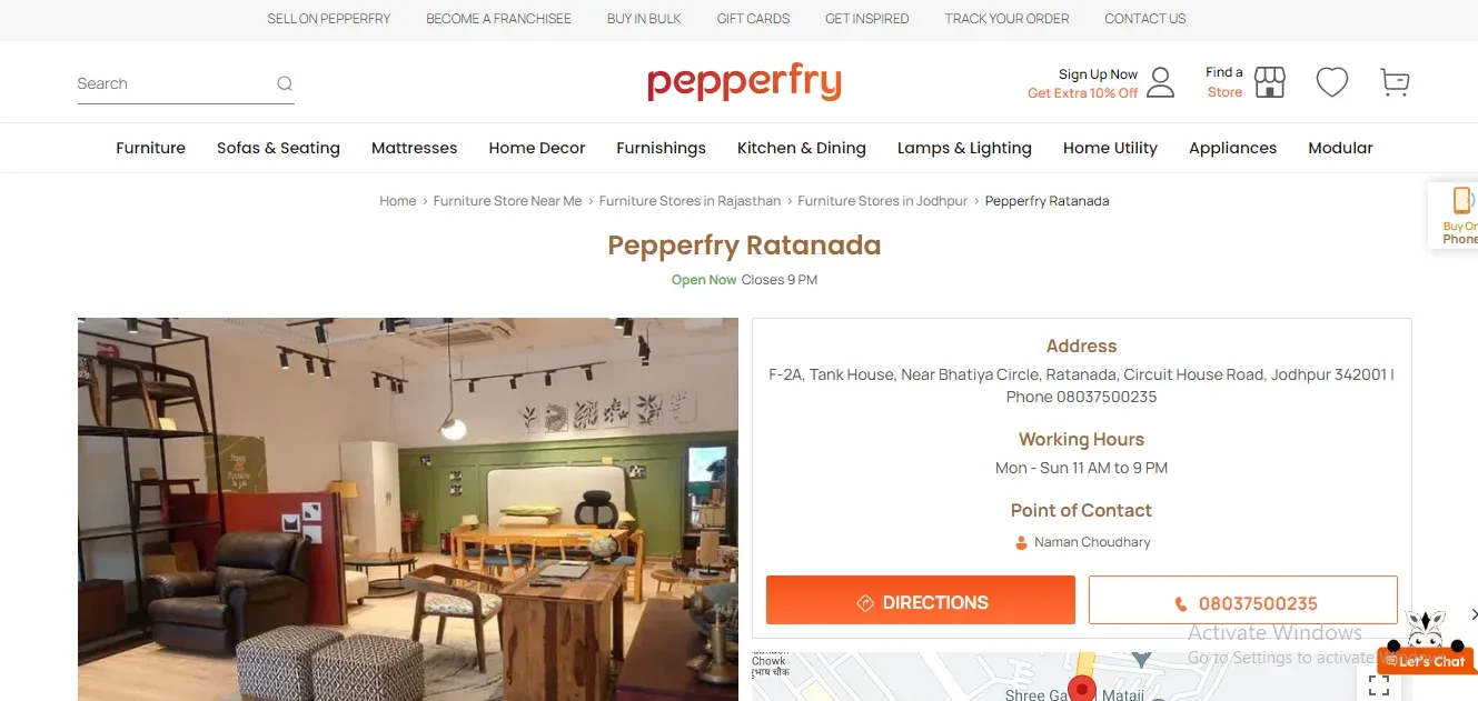 Pepperfry Furniture Store In Jodhpur