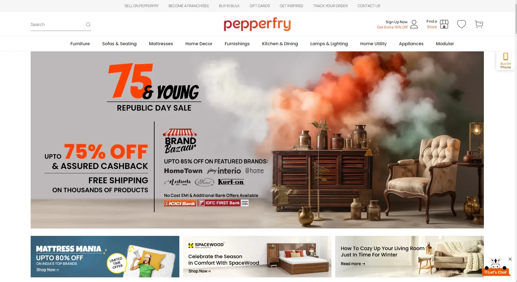 Pepperfry Furniture Store In Patna