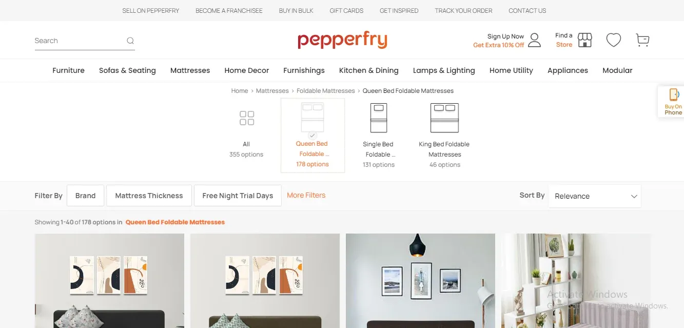 Pepperfry Furniture Store In Rajasthan