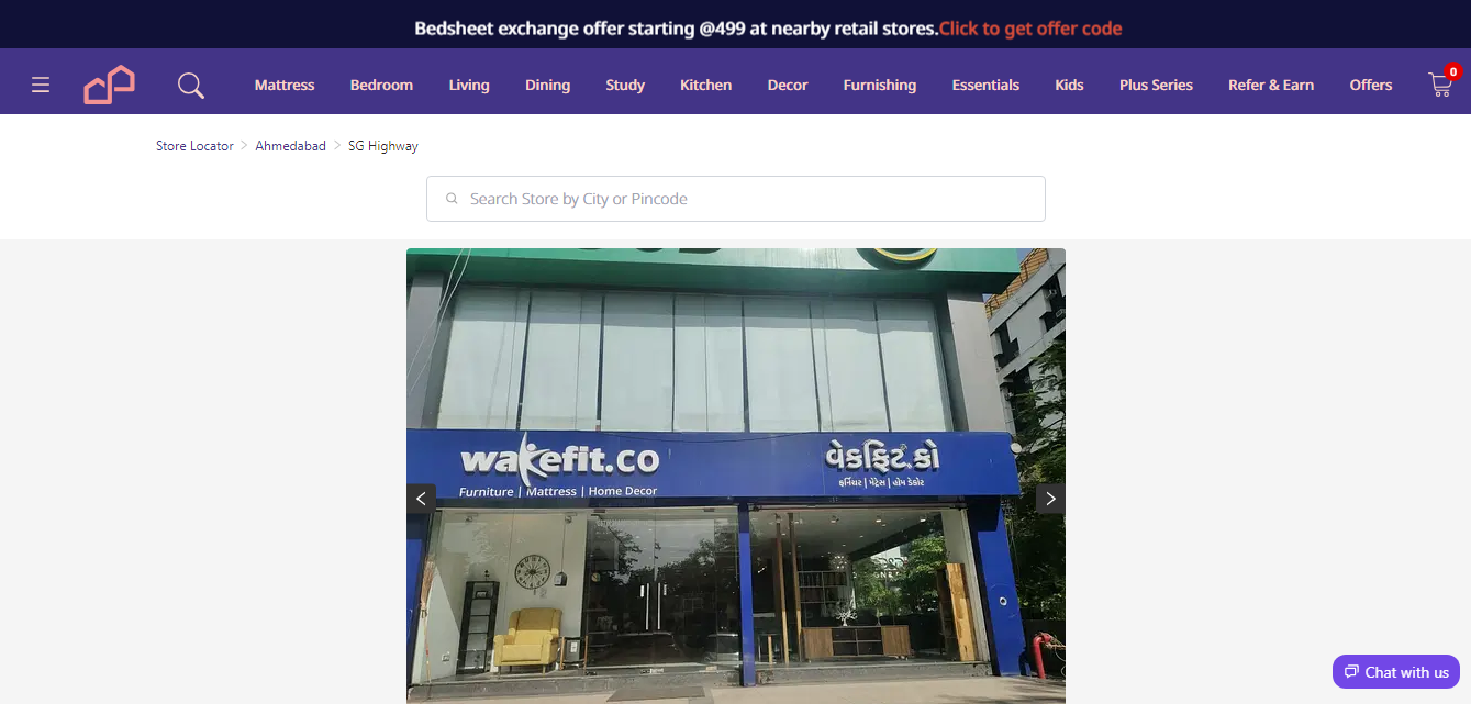 Wakefit  Furniture Store In Kolkata