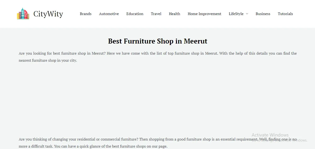 Furniture Store In Meerut