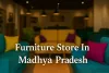 Colorful furniture store in Madhya Pradesh with stylish sofas, chairs, and modern wooden decor in a cozy, creative layout.