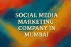 Colorful digital image with bold Lora font text reading "Social Media Marketing Company in Mumbai" on a vibrant background.
